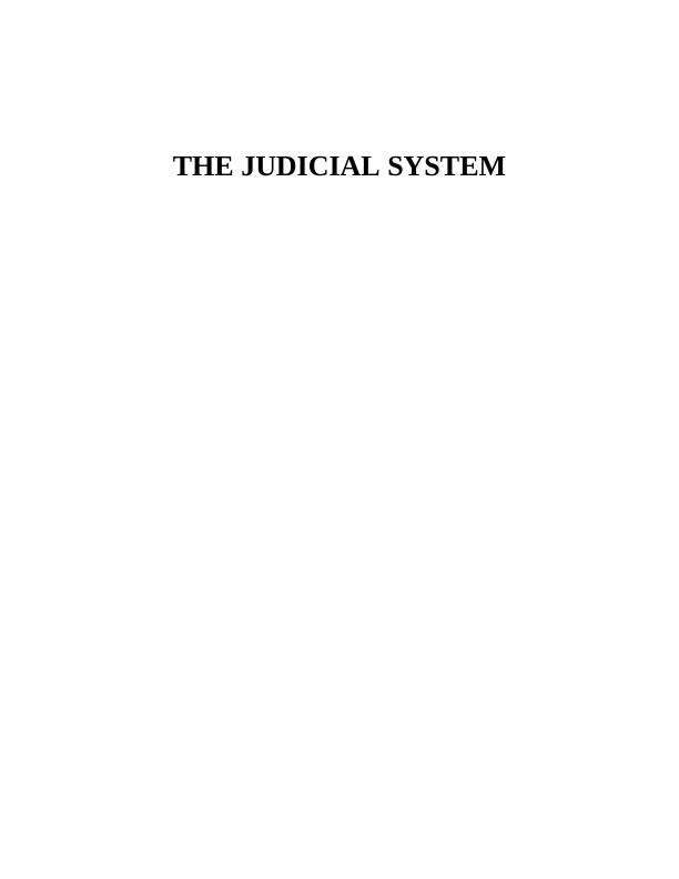 The Judicial System of UK - Doc_1