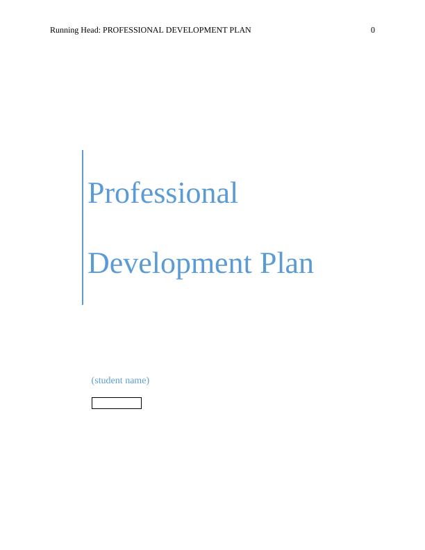 Professional Development Plan_1