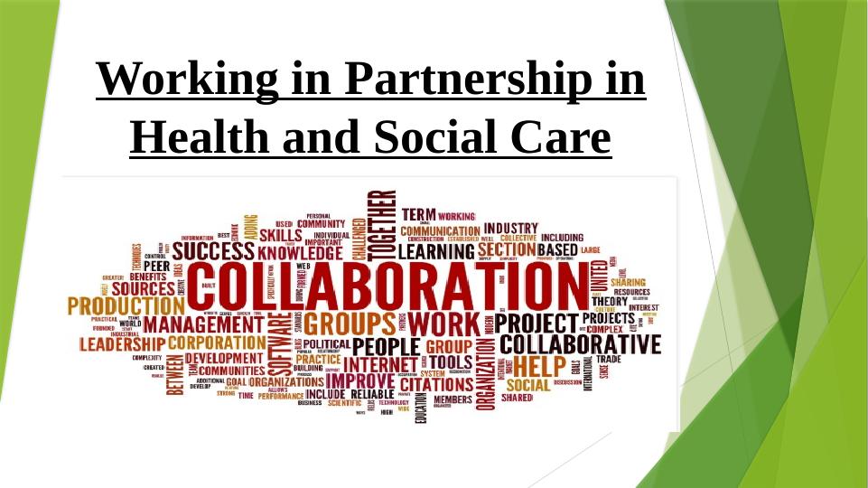 Working in Partnership in Health and Social Care_1