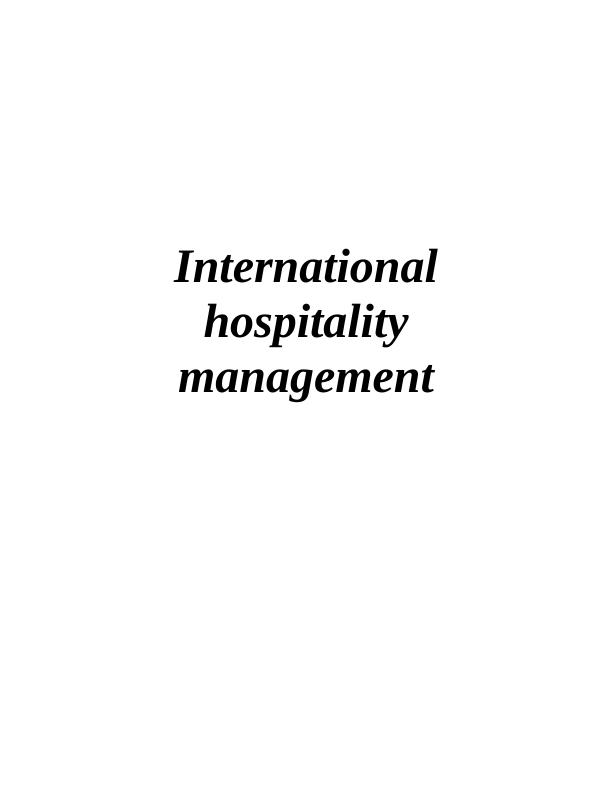 International Hospitality Management: Market Entry Strategy for IHG in Brazil_1