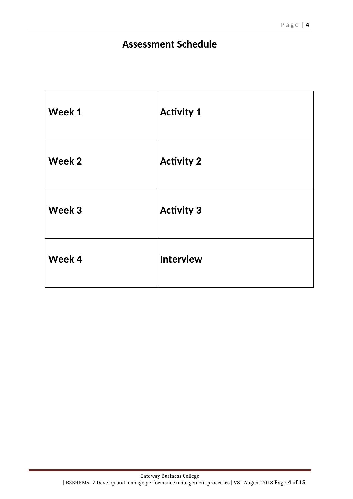 Assessment Cover Sheet Student Name