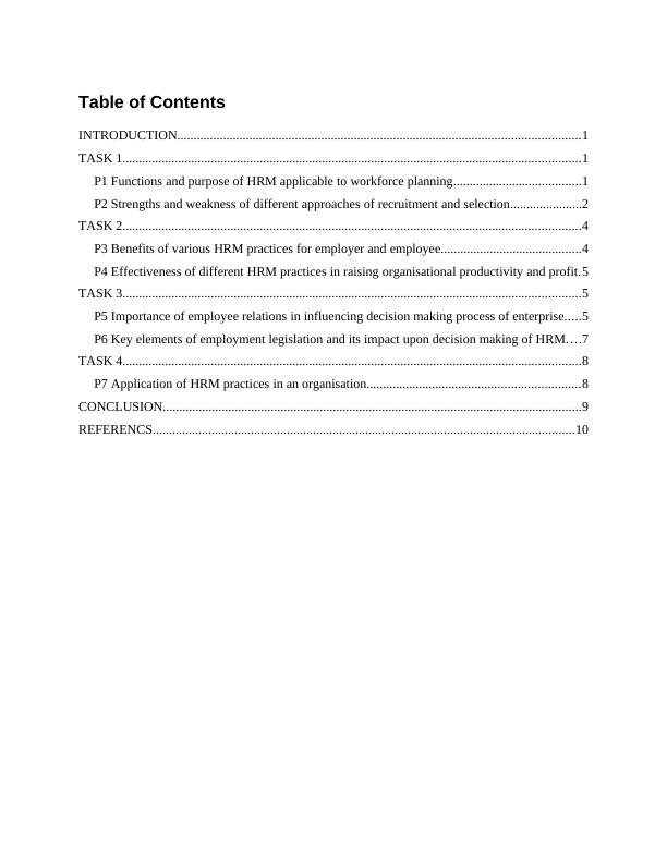 Functions and Purpose of HRM in Aldi - Report_2
