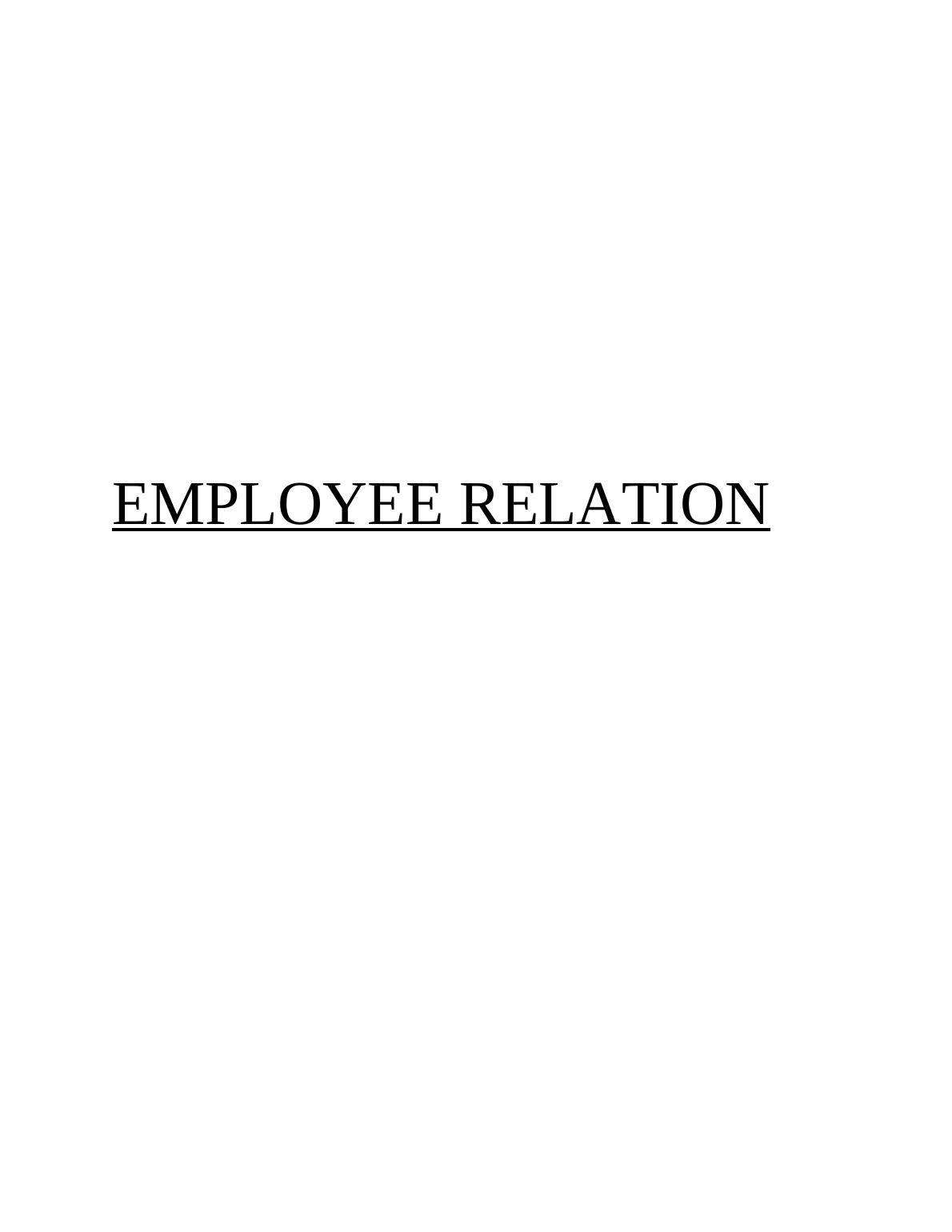 Employee Relation in Marks and Spencer_1
