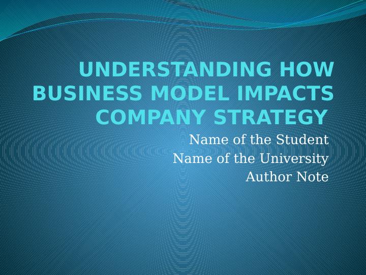 understanding-how-business-model-impacts-company-strategy