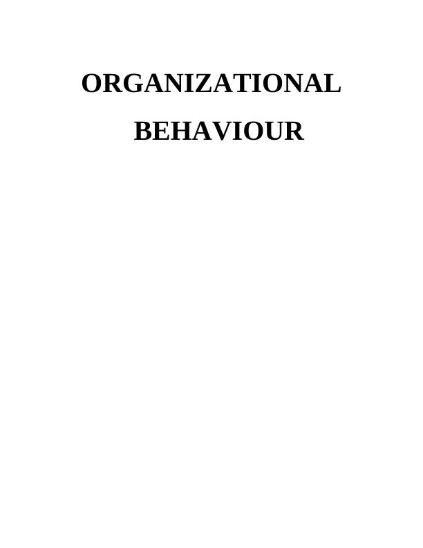 Organizational Behaviour: Influence of Culture, Politics, and Power on Team Performance_1