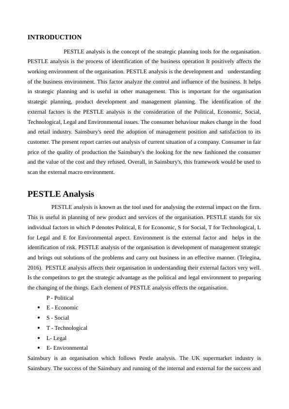 Report on Strategic Planning Tools - PESTLE analysis_3