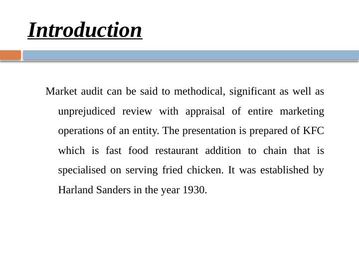 KFC Market Audit & Strategic Marketing Objectives_3