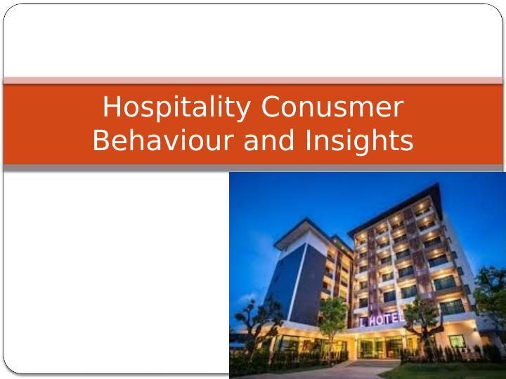 consumer research hospitality