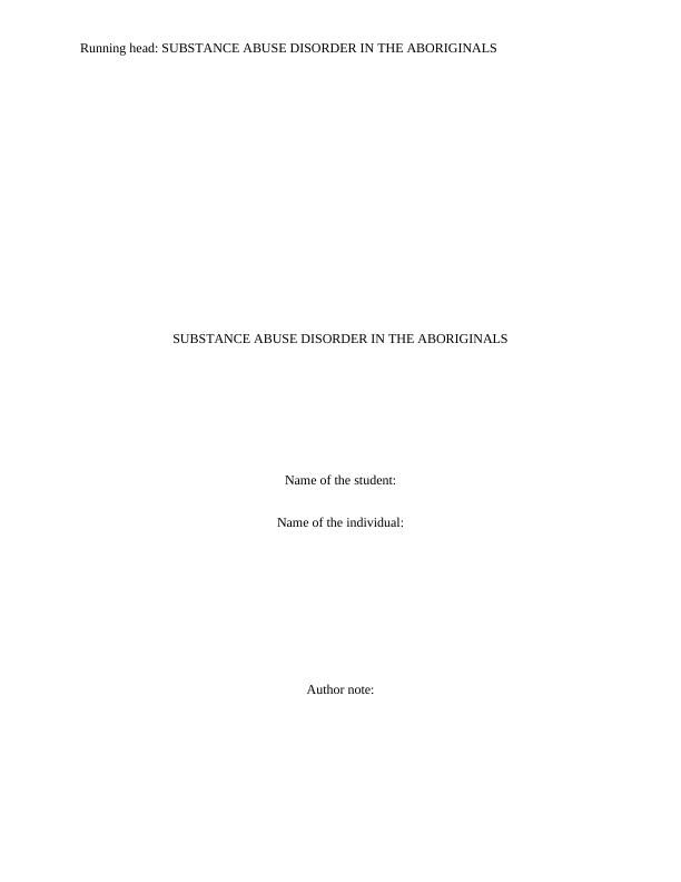 Substance Abuse disorders in the Aboriginal - PDF_1