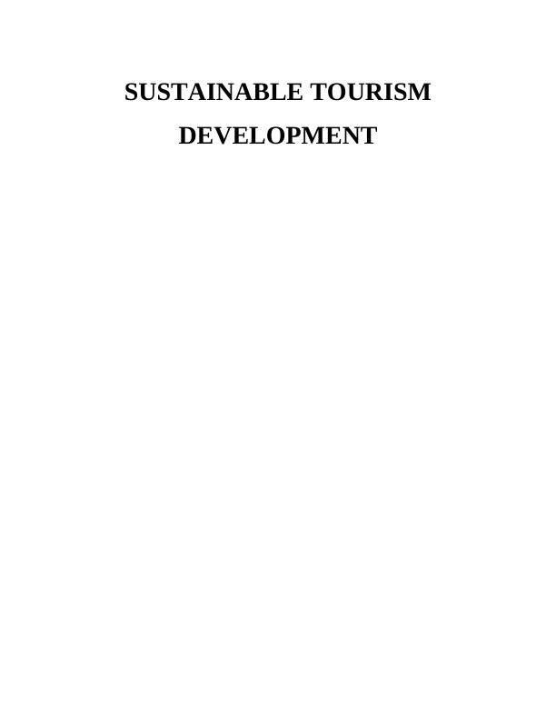 Sustainable Tourism Development in Qatar - Report_1