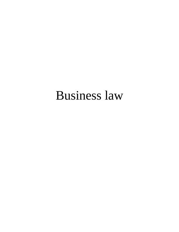 Business Law - English Contract Law_1