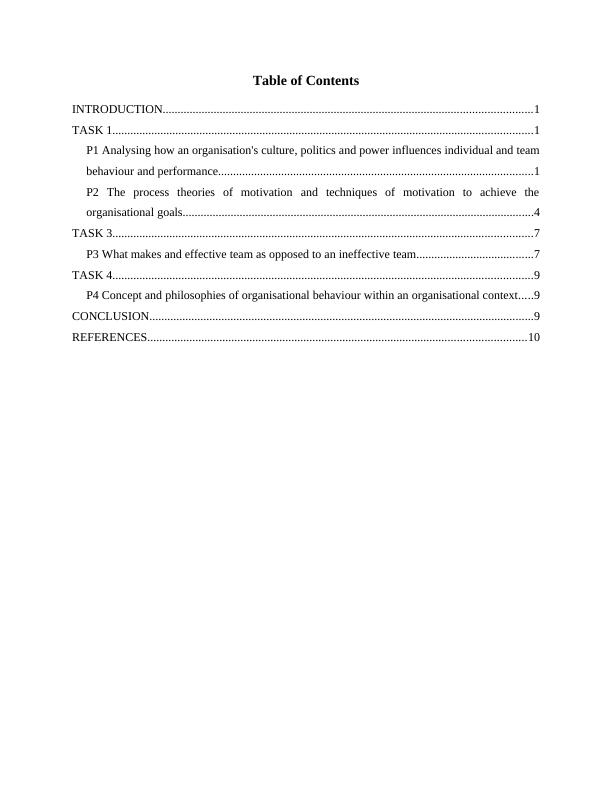 Organisational Behaviour Assignment : TESCO PLC_2