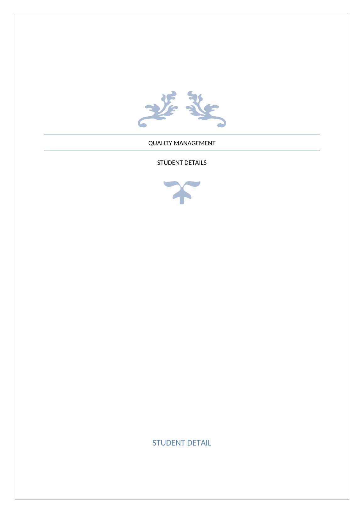 Quality management Report 2022