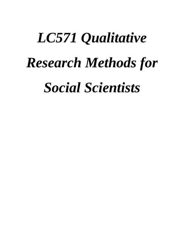 Epistemological Issues in Social Science Research_1