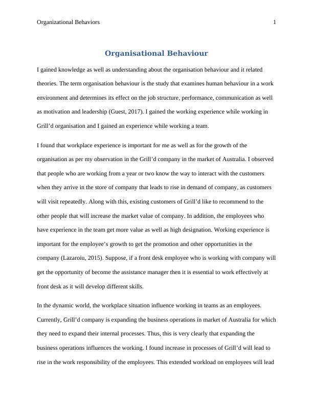Organizational Behaviors_2