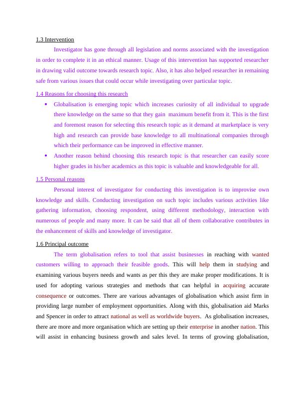 Research Project Assignment - Benefits and Drawbacks of Global Business Environment_5