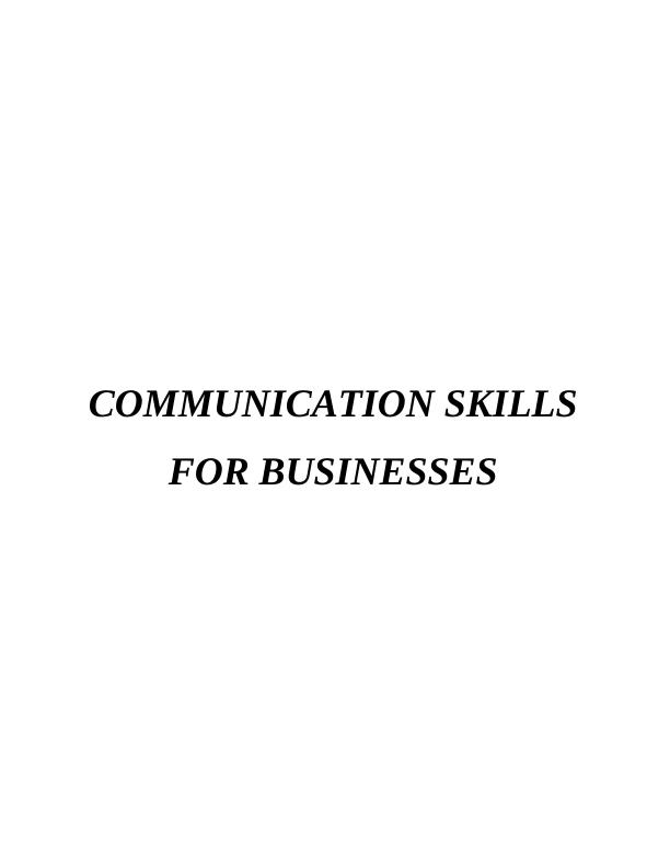 PDF : Communication Skills for Business_1