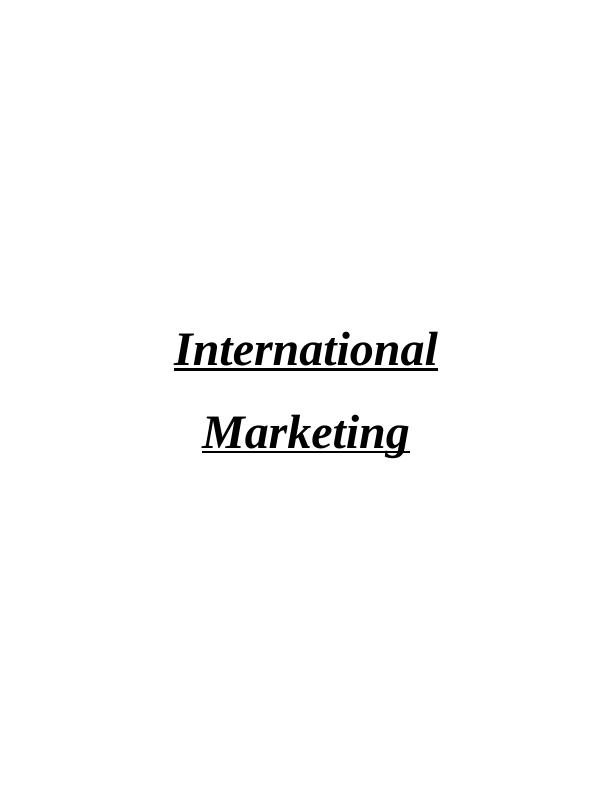 Scope and Key Concepts of International Marketing_1