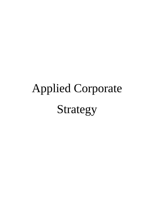 Evaluation of Corporate Strategy using SAFE Criteria_1