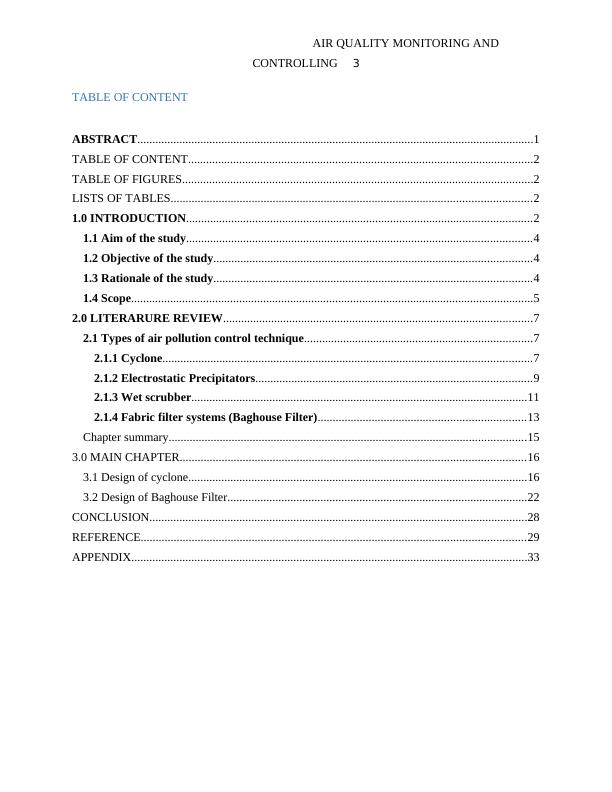 Air Quality Monitoring and Controlling Types of Pollution Control
