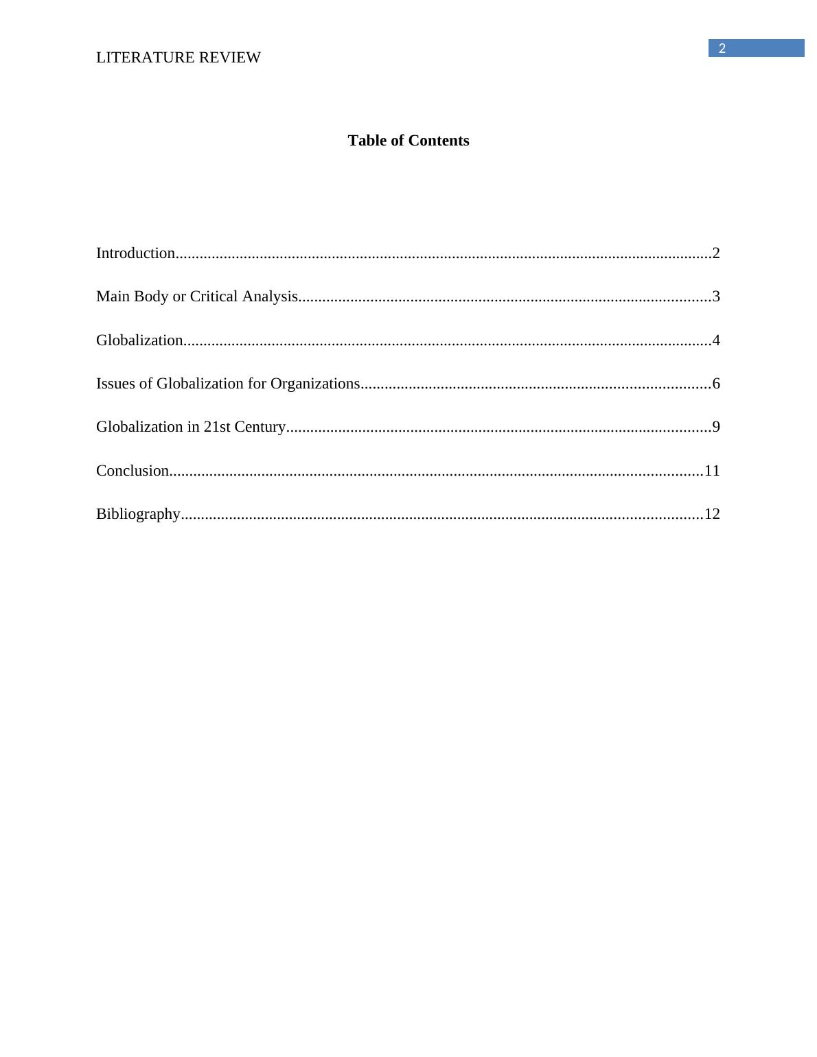 assignment on literature review pdf