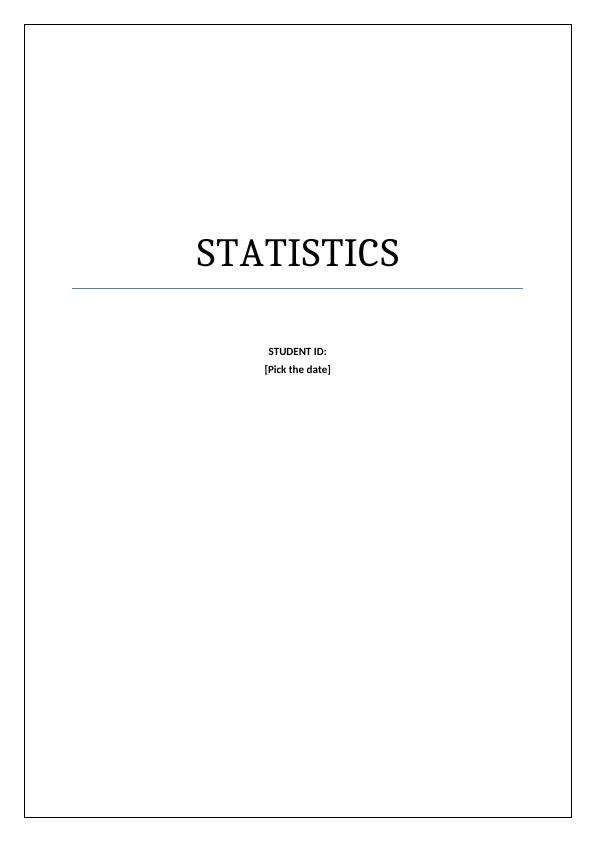 Assignment On Statistics (Doc)_1