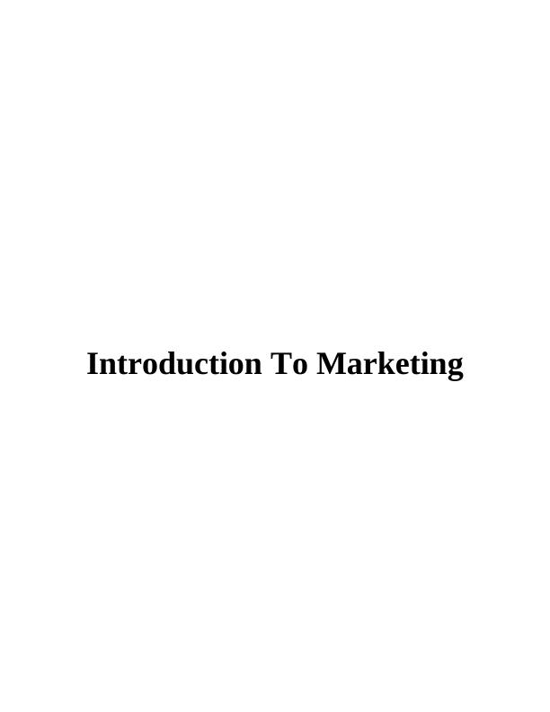 Introduction To Marketing_1