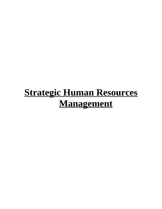 Strategic Human Resources Management_1