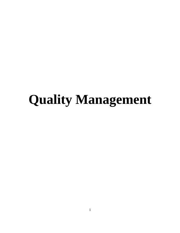 Quality Management of Rose and Crown Hotel_1