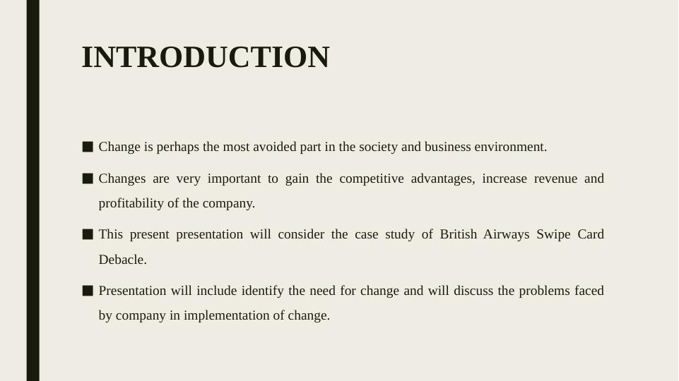 The Need for Change: British Airways Swipe Card Debacle_3