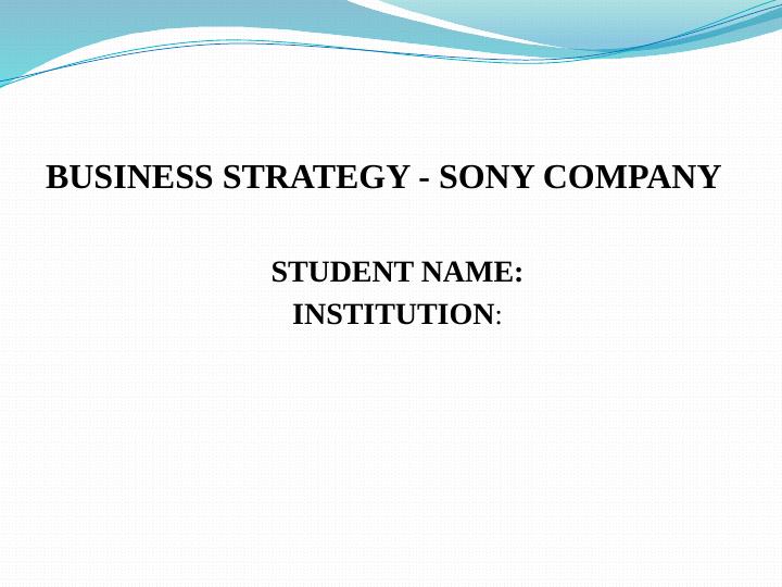 Sony's Organizational Strategies for Success_1