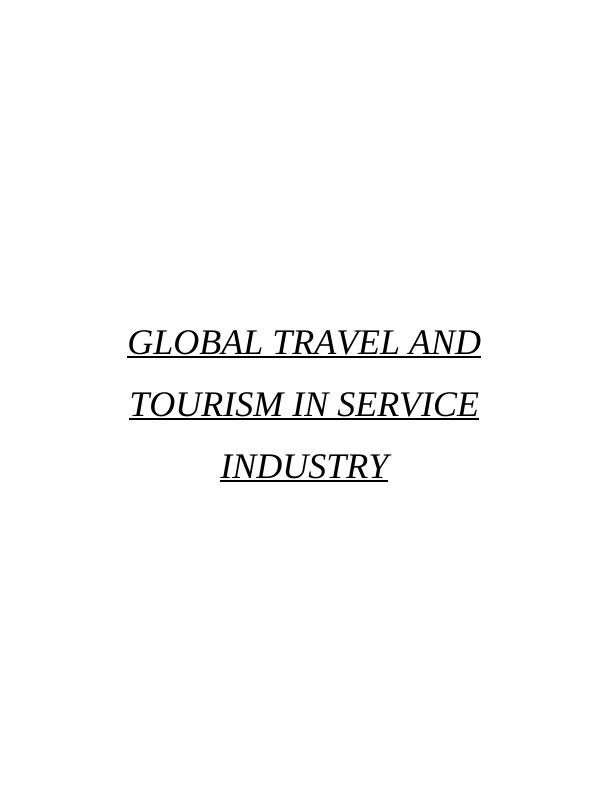 Global Travel and Tourism in Service Industry PDF_1