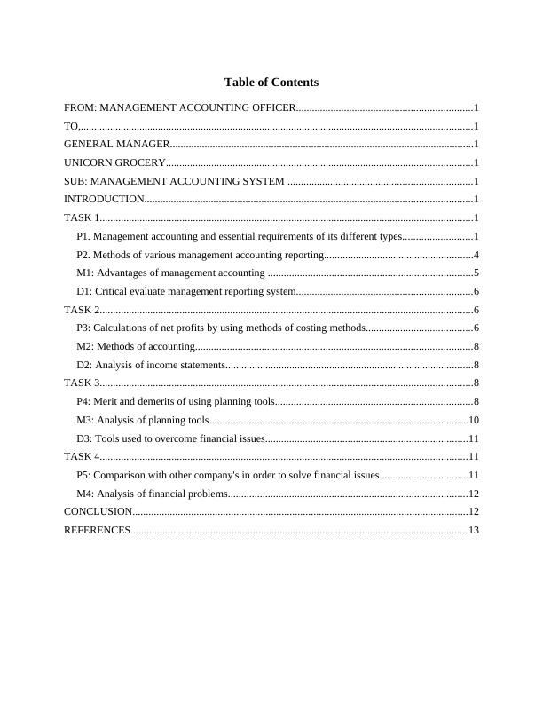Various Management Accounting Reporting Methods_2