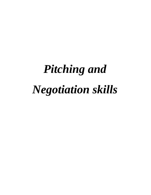 [PDF] Pitching and negotiation skills | assignment_1