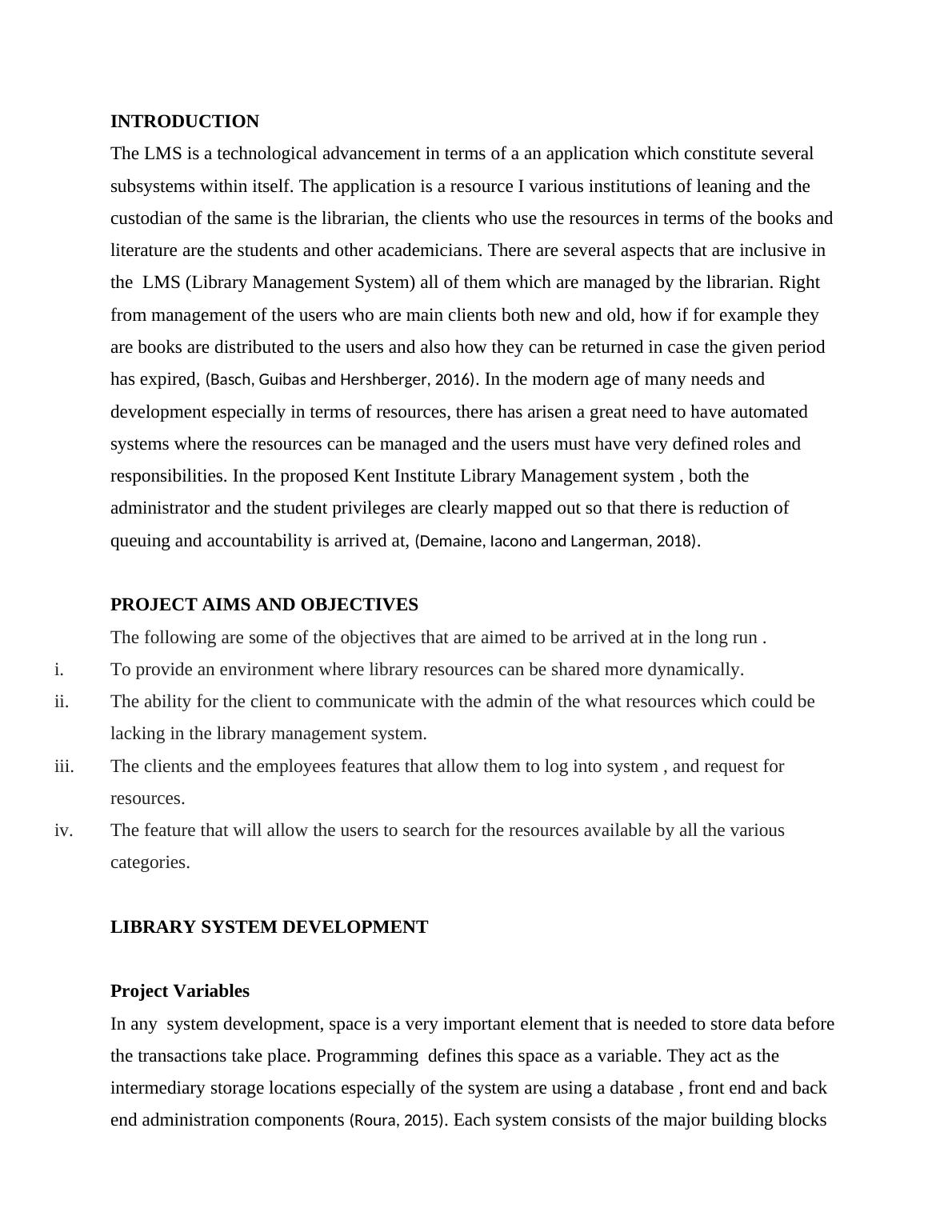 Library Management System Design