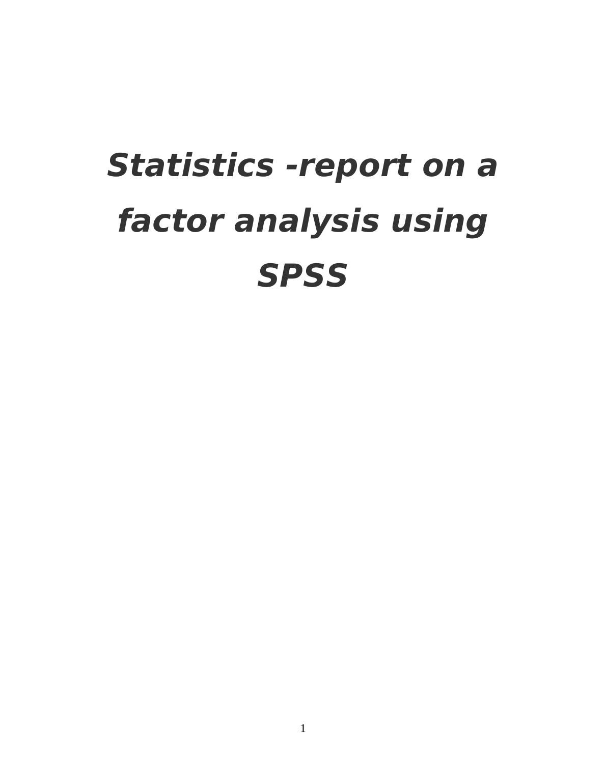 Factor Analysis using SPSS_1