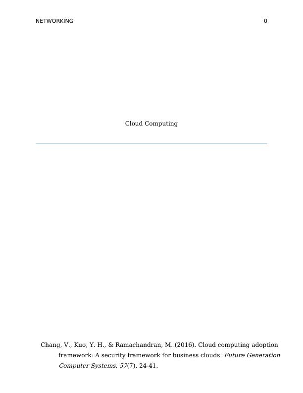 Cloud Computing Adoption Framework: A Security Framework for Business Clouds_1