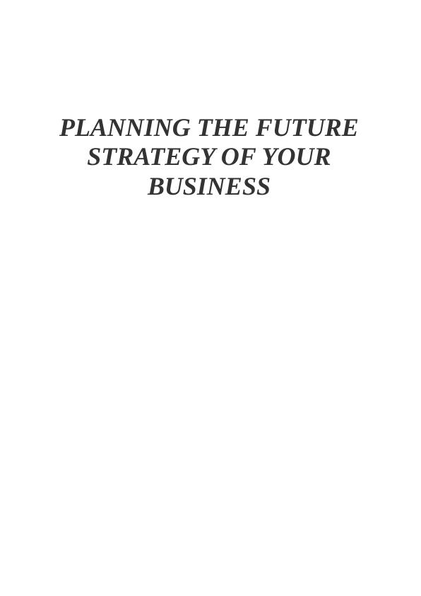 Business Plan Assignment - Marks & Spencer_1