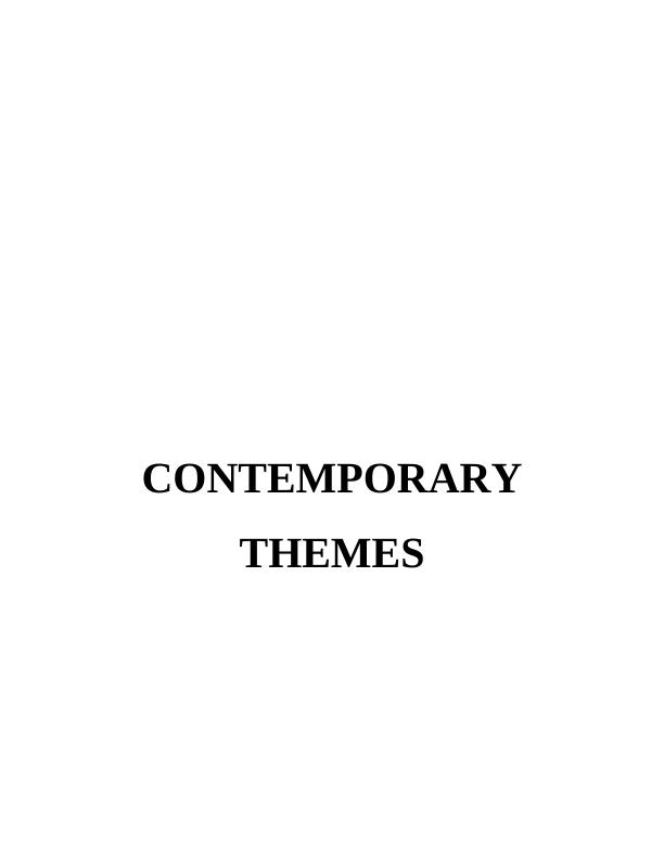 Assignment on Contemporary Themes_1