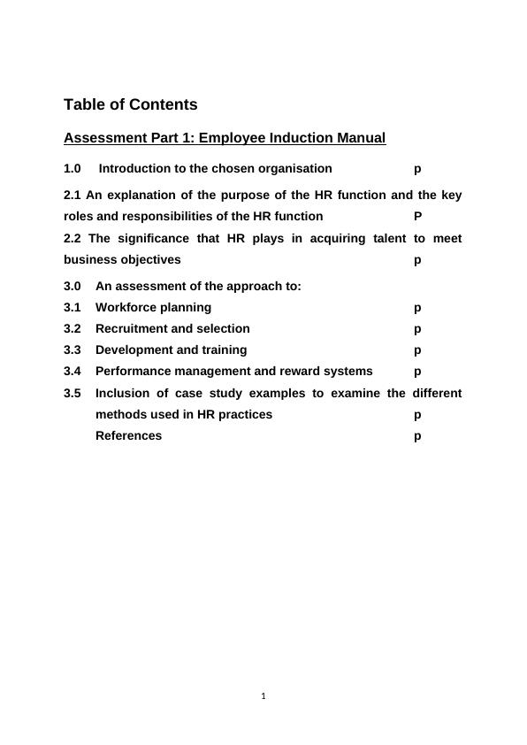 Human Resources Employee Induction Manual (Part 1) - Desklib_2