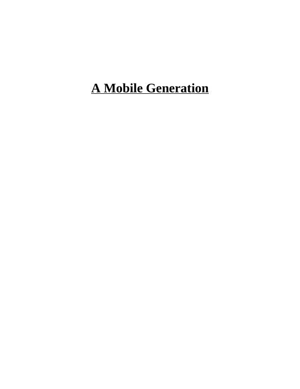 Mobile Technology Assignment Solved_1