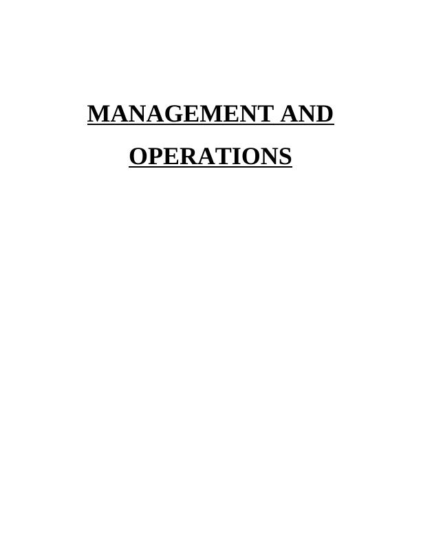 Roles and Characteristics of Managers and Leaders in Management and Operations_1