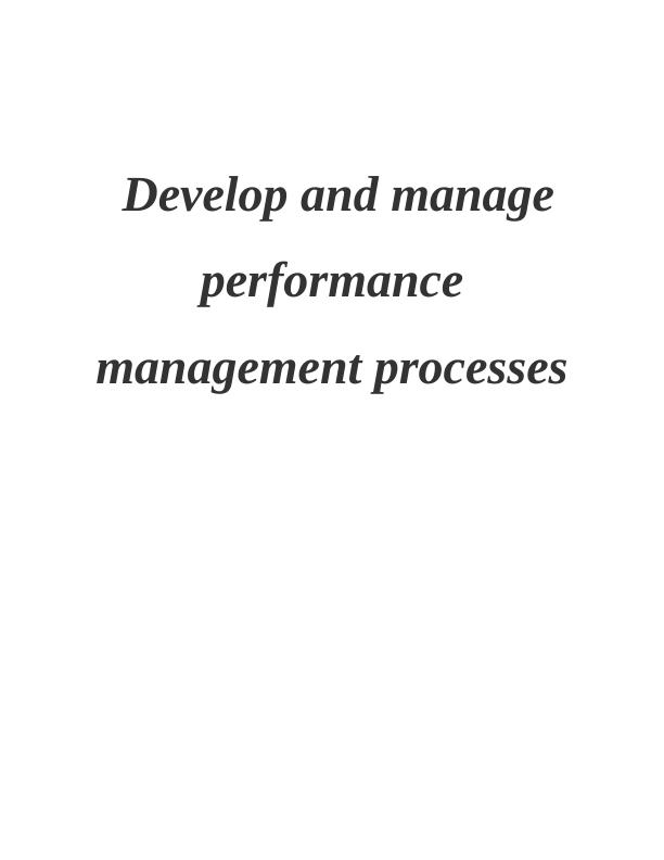 Develop and Manage Performance Management Processes_1