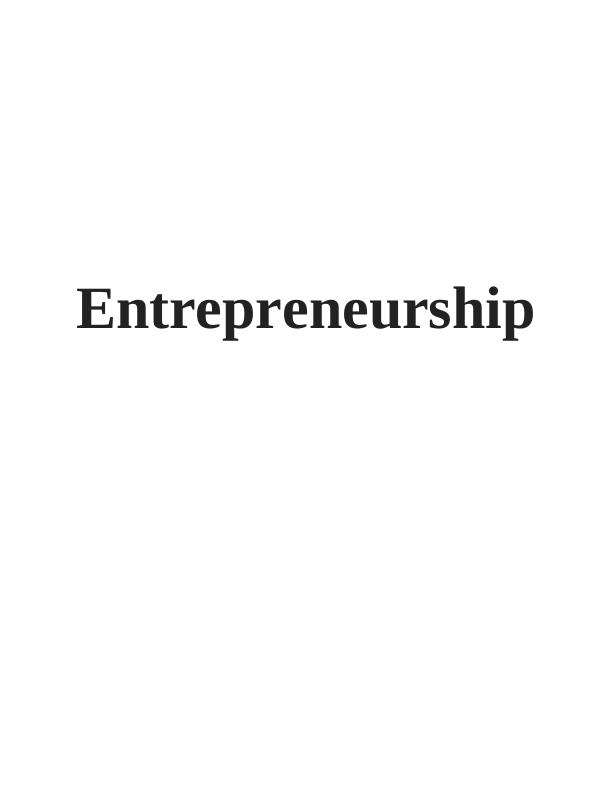 Assignment on  entrepreneurship and small business management_1