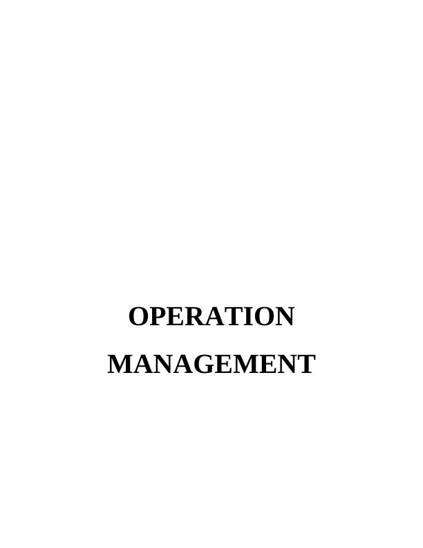 Case Study on Operation Management : Rupid Lube_1