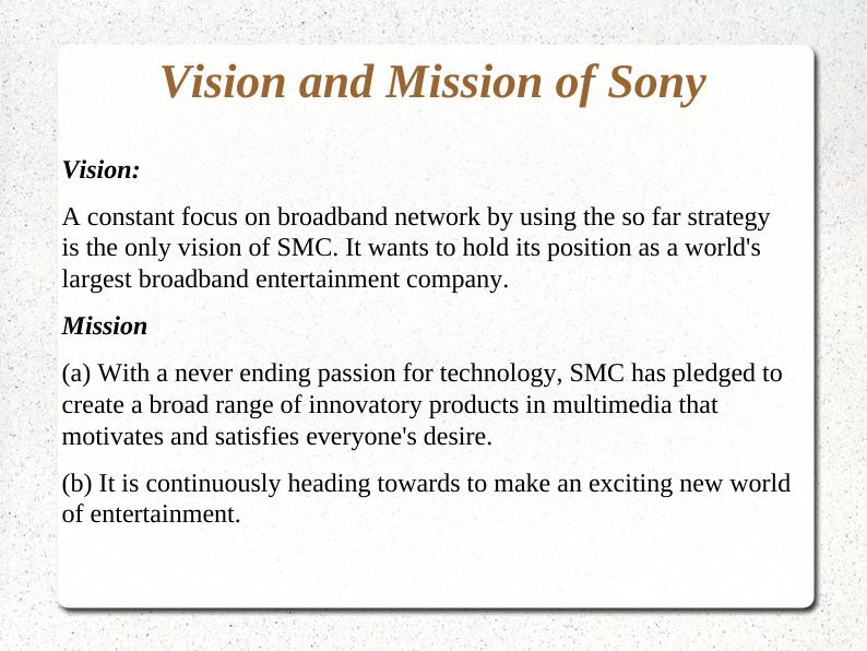 Business Strategy for Sony Mobile Corporation_4