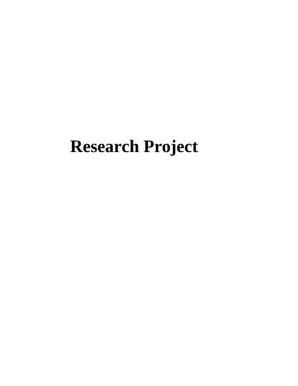Research proposal : A Case of Tesco_1