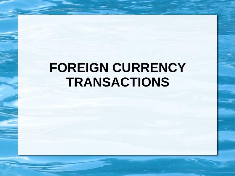 Foreign currency transactions_1