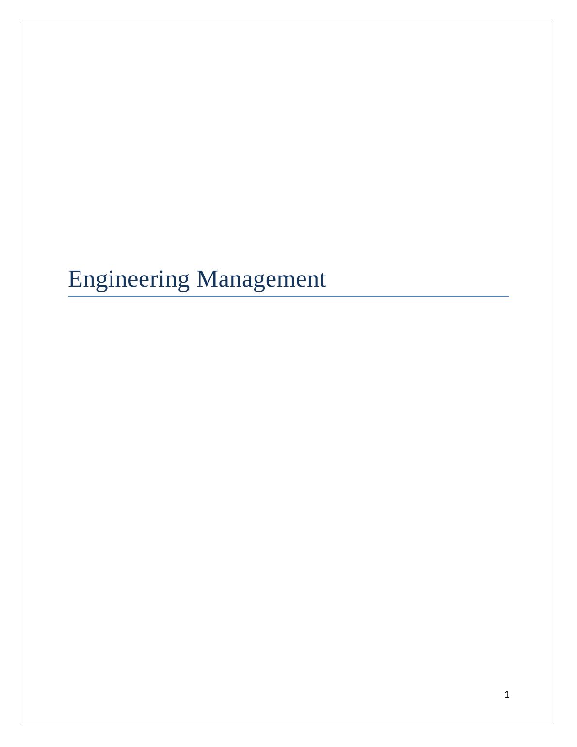 Engineering Management: Article - C04273_1