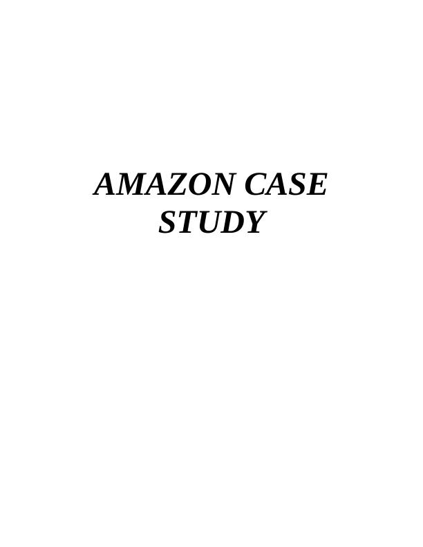 SWOT and PESTEL Analysis of Amazon_1